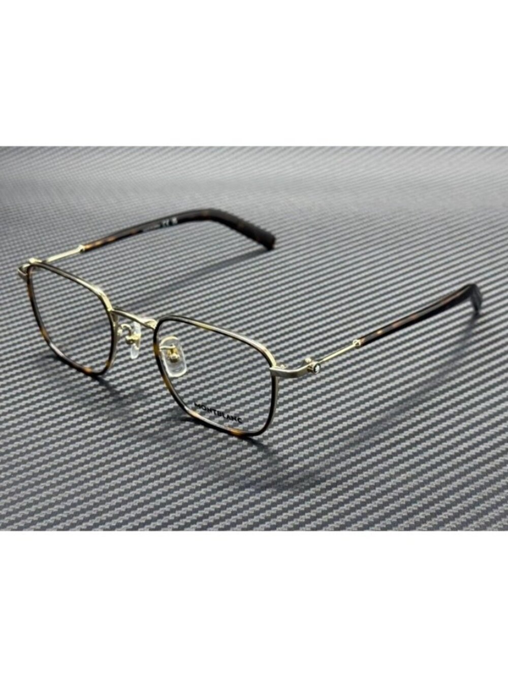 New Montblanc Men Havana Gold Eyeglasses 50-22-145